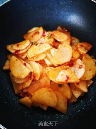 土豆片炖海带的做法步骤:6