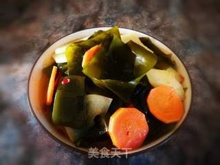土豆片炖海带的做法步骤:9