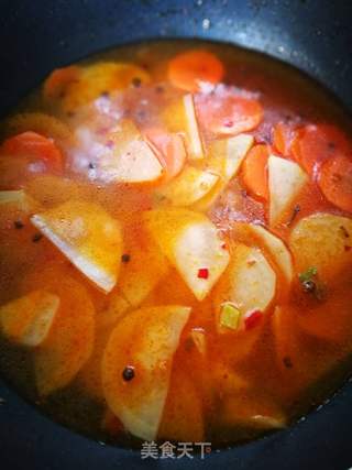 土豆片炖海带的做法步骤:7