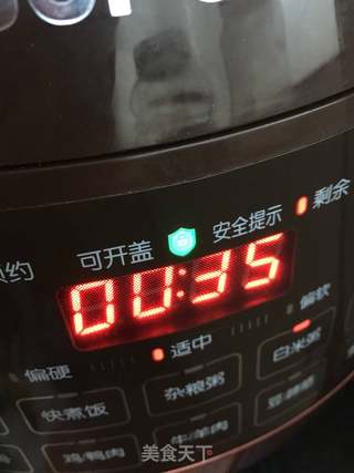 菠菜猪肝粥的做法步骤:4