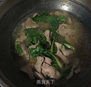 菠菜猪肝粥的做法步骤:11