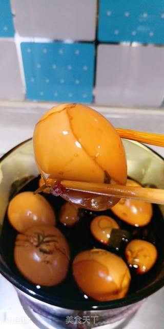 茶鸡蛋的做法步骤:7