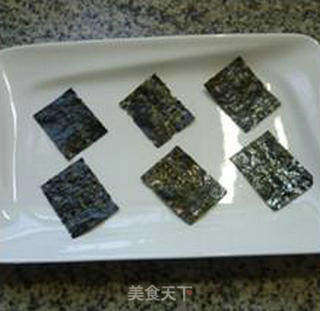 海苔青瓜火腿肠饭团的做法步骤:5