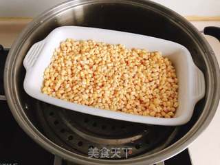 抹茶绿豆糕的做法步骤:2