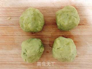 抹茶绿豆糕的做法步骤:8