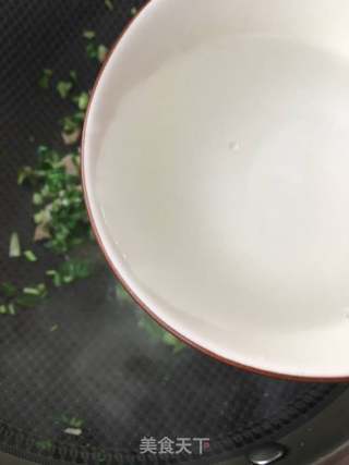 苔菜肉丁过水面的做法步骤:13