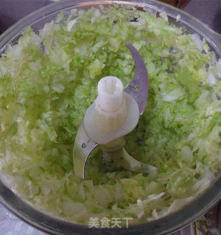 韭菜红粉皮素饺子的做法步骤:3