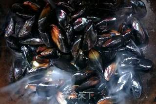 辣炒海虹的做法步骤:4