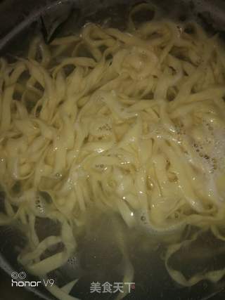 葱油手擀面的做法步骤:9