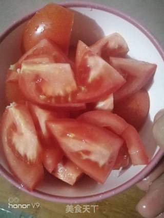 肉末西红柿炒面的做法步骤：2