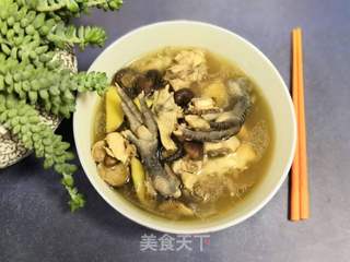 鸡汤素面的做法步骤：1