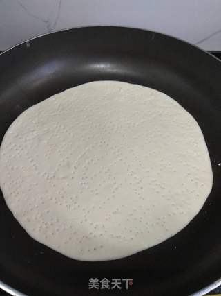平底锅版牛肉披萨的做法步骤：6