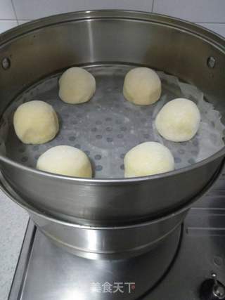 玉米面豆沙包的做法步骤:10