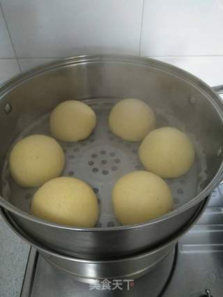 玉米面豆沙包的做法步骤:11