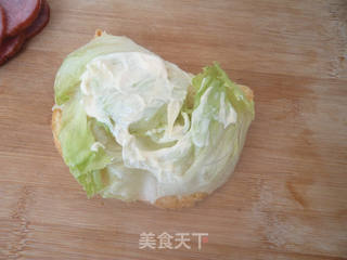 鸡蛋火腿三明治的做法步骤:8