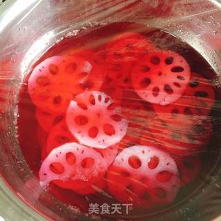 胭脂藕片的做法步骤：7