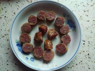 菠菜香肠包的做法步骤:3