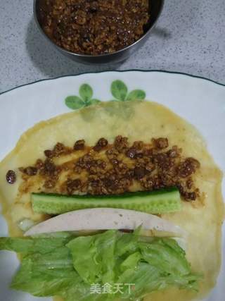 红薯泥卷饼的做法步骤:13