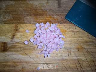 榨菜火腿芹菜疙瘩汤的做法步骤:3