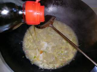 榨菜火腿芹菜疙瘩汤的做法步骤:14