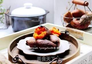 砂锅烤地瓜的做法步骤:11