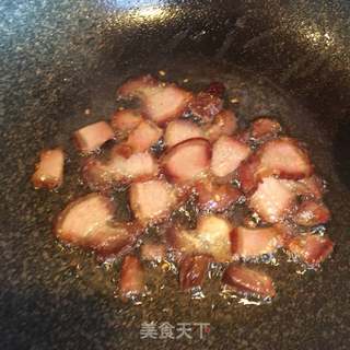 腊肉炒酸菜的做法步骤:3