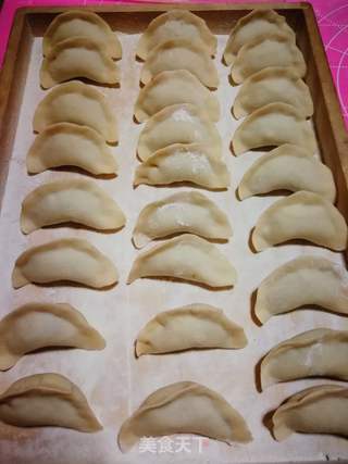 平菇韭菜粉丝鸡蛋饺的做法步骤:25