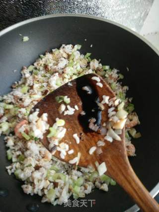 香菇芹菜.虾仁炒饭的做法步骤:13