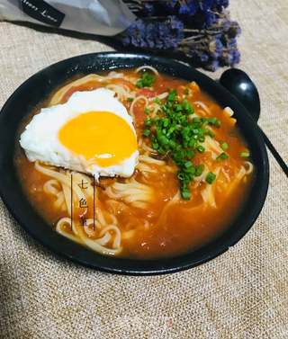 西红柿酸甜面的做法步骤:9