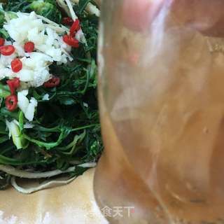 蒜末拌荠菜的做法步骤：10