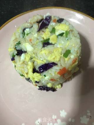 五彩虾仁炒饭的做法步骤:21
