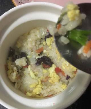 五彩虾仁炒饭的做法步骤:19