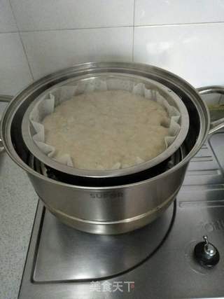荞麦面发糕的做法步骤:8