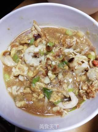 面条鱼打卤面的做法步骤:16