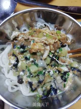面条鱼打卤面的做法步骤:17