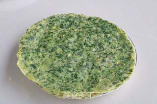 茼蒿鸡蛋面饼的做法步骤:6
