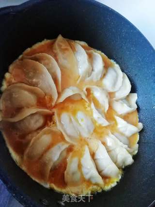 蛋煎饺~快手早餐的做法步骤:5