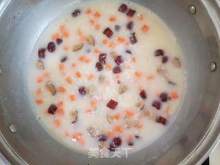 胡萝卜红枣燕麦粥的做法步骤:7