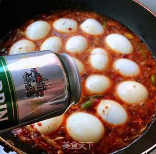 香辣啤酒卤蛋的做法步骤:9