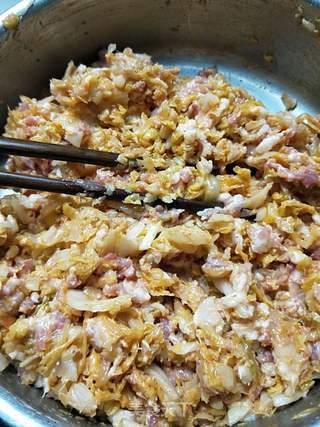 韩国泡菜饺子的做法步骤:3