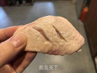 超简单的电饼档烤翅的做法步骤：1