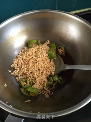 青椒火鸡面的做法步骤：5