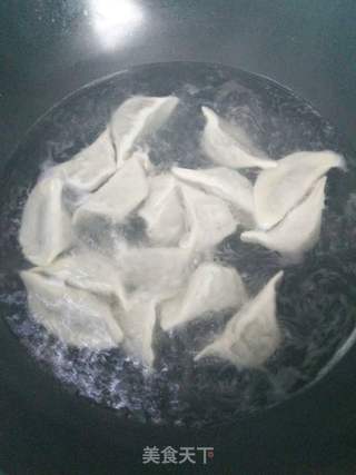 荠菜煎饺的做法步骤:6