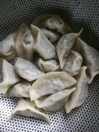 荠菜煎饺的做法步骤:8