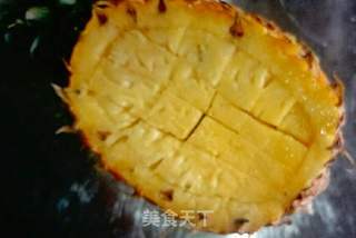 虾仁菠萝炒饭的做法步骤:3