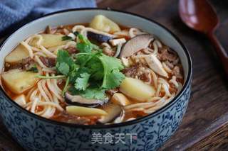 羊肉汤面的做法步骤:7
