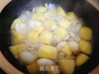 百合苹果糖水的做法步骤:8