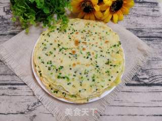 韭菜鸡蛋饼的做法步骤:11