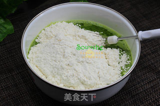 菠菜马拉糕的做法步骤:4