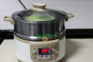 菠菜马拉糕的做法步骤:7